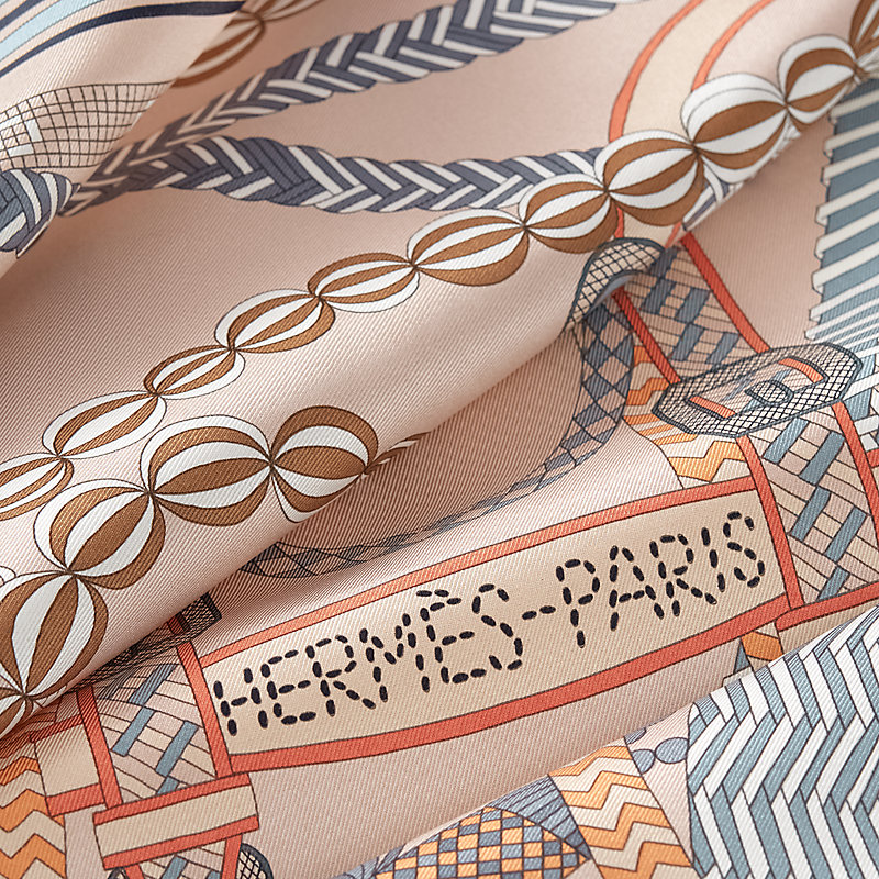 Tout en Tresse scarf 70 - Purple | Hermès Mainland China